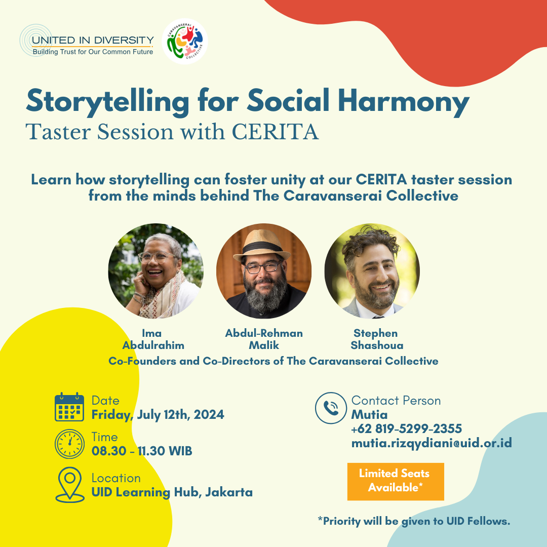 Storytelling for Social Harmony: Taster Session with CERITA